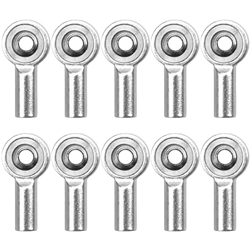 10Pack Vgoohobby Aluminum M2 Link Rod Tie Rod End,M2.0 Ball Joint 15mm Linkage Ball Head Holder Compatible with Tamiya Mini 4WD HSP RC Car Model Boat (Silver) - color: Silver