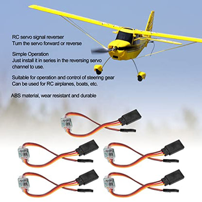 5PCS Servo Controller, Servo Signal Reverser, Continuous Rotation Inverter for RC Aircraft 3.6V‑24V 5A