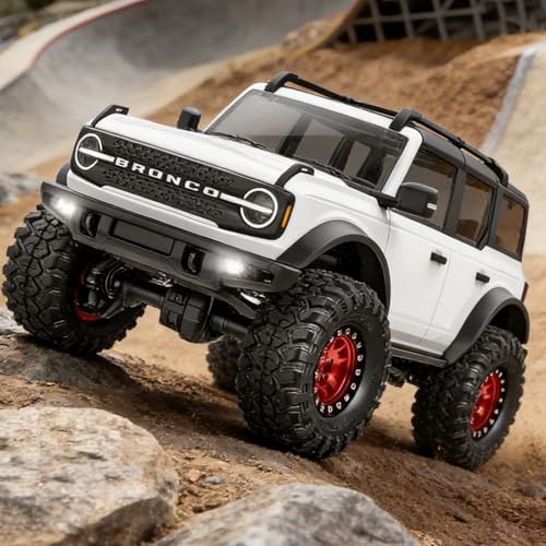 1.3-inch high Viscosity Soft mud Climbing tire, Size 64 × 28mm, Set of 4, Suitable for 1/18, 1/24 RC Climbing car TRX4M, SCX24, AX24, FCX24, FCX18 Special Upgrade and Modification.