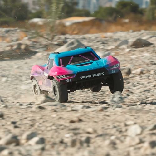 ARRMA RC Truck 1/10 SENTON 4X4 223S BLX BRUSHLESS Short Course Truck RTR (Battery and Charger Not Included) with DSC, Blue, ARA4303V4T3 - color: Blue