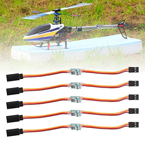 5PCS Servo Controller, Servo Signal Reverser, Continuous Rotation Inverter for RC Aircraft 3.6V‑24V 5A