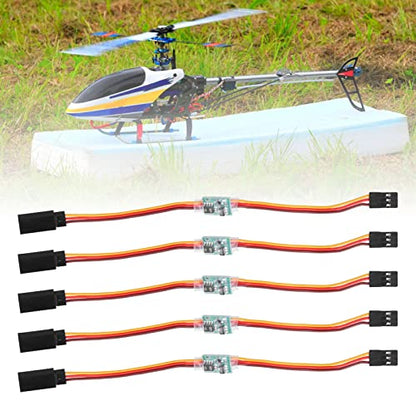 5PCS Servo Controller, Servo Signal Reverser, Continuous Rotation Inverter for RC Aircraft 3.6V‑24V 5A