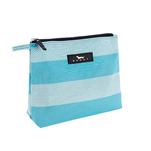 SCOUT Go Getter Pouch- Water-Resistant, Toiletry Bag - Aloha Aqua | Features a convenient finger loop and zips closed. Folds flat, and easily wipes clean. Perfect for the beach and pool - color: Aloha Aqua