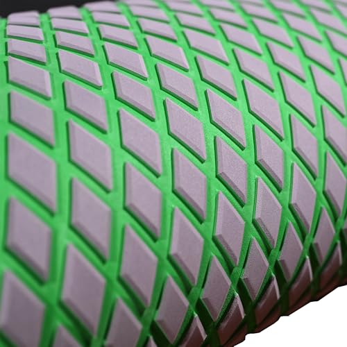 98.4"X43.31" Boat Flooring Self-Adhesive EVA Foam Boat Decking Marine Yacht RV Pool Non-Skid - color: Light grey and green
