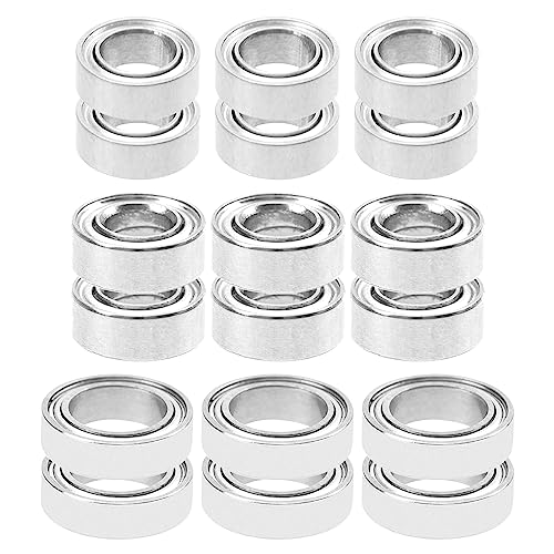 18PCS ShareGoo Ball Bearing Set 4x7x2.5 4x8x3 7x11x3mm Compatible with Wltoys 1/14 144001 RC Car Upgrade Parts
