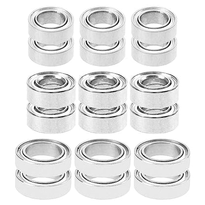 18PCS ShareGoo Ball Bearing Set 4x7x2.5 4x8x3 7x11x3mm Compatible with Wltoys 1/14 144001 RC Car Upgrade Parts
