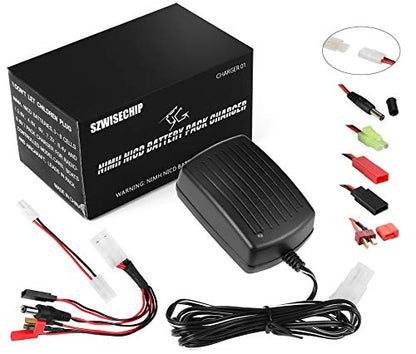 Delta Peak Detection NiMH/NiCd Battery Charger 3.6V-10.8V Airsoft Batteries, RC Car, RC Truck, Air Gun,RC Airplanes, for Standard/Mini Tamiya, JST, T Plug, JR FUTABA...