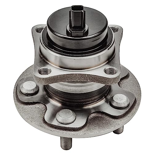 Detroit Axle - 4pc Steering Knuckles Kit for 09-13 Toyota Corolla Matrix, 2 | Front Steering Knuckles & Wheel Bearing Hubs 2 Rear Wheel Bearing and Hubs 2009 2010 2011 2012 2013 Replacement - size: 4UW48584/Kit