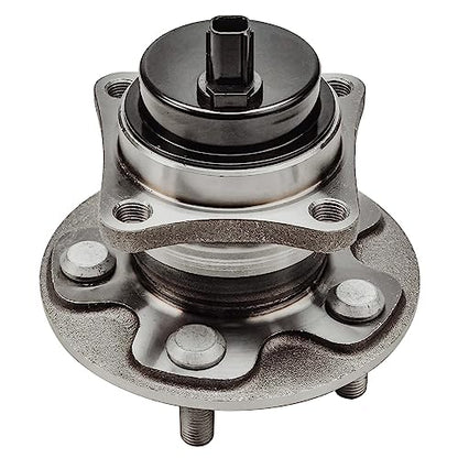 Detroit Axle - 4pc Steering Knuckles Kit for 09-13 Toyota Corolla Matrix, 2 | Front Steering Knuckles & Wheel Bearing Hubs 2 Rear Wheel Bearing and Hubs 2009 2010 2011 2012 2013 Replacement - size: 4UW48584/Kit