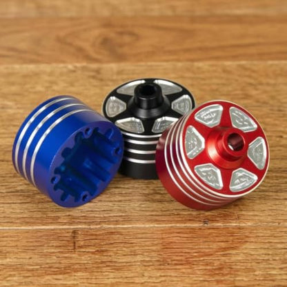 Menolana Differential Gear Assembly RC Car Circular Metal Drivetrain Machined Precision Shaft Replacement Alloy Housing Suitable for Mechanical Model Car Testing Auto Repair Projects, Black - color: Black