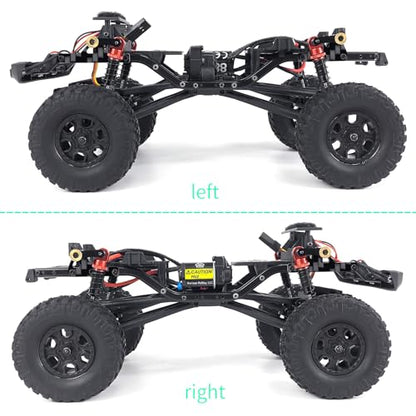 Carbon Fiber Shock Flex Blades CNC Aluminum Damper Holder Absorber Mount for 1/24 RC Crawler Car Axial SCX24 Gladiator Bronco C10 JLU Deadbolt Upgrades Parts