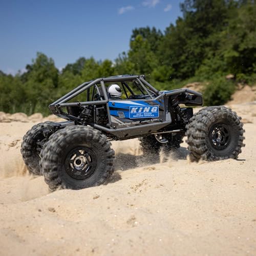 Axial RC Truck UTB18 Capra 4WS 1/18th 4x4 RTR (Comes with Everything Needed to Run), Blue, AXI-1750T1 - color: Blue