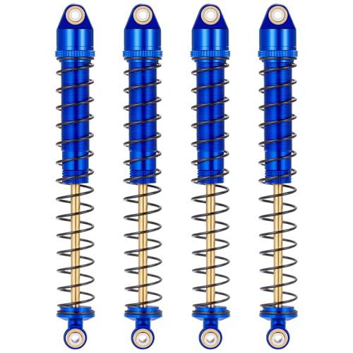 4Pcs RC Universal Aluminum Shock Absorber For 1/10 Tamiya CC01 TRX4 Axial SCX10 D90 D110 RR10 RC Crawler (120MM)