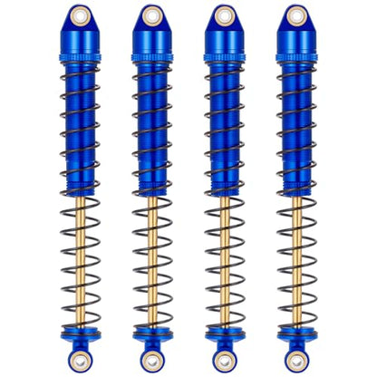 4Pcs RC Universal Aluminum Shock Absorber For 1/10 Tamiya CC01 TRX4 Axial SCX10 D90 D110 RR10 RC Crawler (120MM)