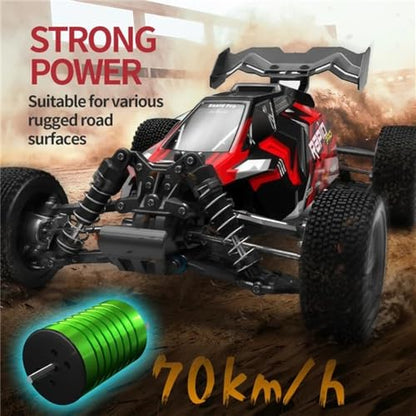 Fast RC Cars for Adults, Max 45mph Racing, 1/16 Remote Control Car, Brushless Motor Electric Off Road, 4WD High Speed Drift RC Car with 3 Lipo Batteries