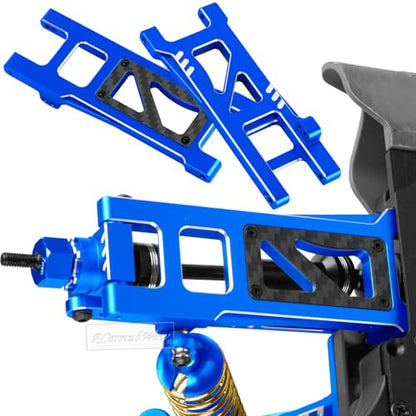 RC Upgrades Part for 1/10 ECX 2WD Series RC Car,Alloy Adjustable Turnbuckles Camber Links,Suspension Arms,Left Right Caster Blocks,Front Steering Block,Rear Stub Axle Carriers,Navy Blue - color: Navy Blue(1set)