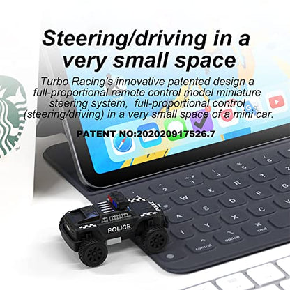 1:76 Turbo Racing Scale RC Sport Car, Table Racing Remote Control Mini Model Car Full Proportional RTR Kit Toys (C82) - color: C82