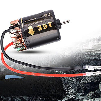 540 RC Brushless Motor, 35T 45T 55T Universal RC Model Car 540 Brushless Motor for Big Trucks Climbing Car Model Motor Replacement Accessory (35T)