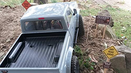 1/10 RC Rock Crawler - 41 Piece DIY Trail & Road Sign Set - Scale Garage Accessory Multiple