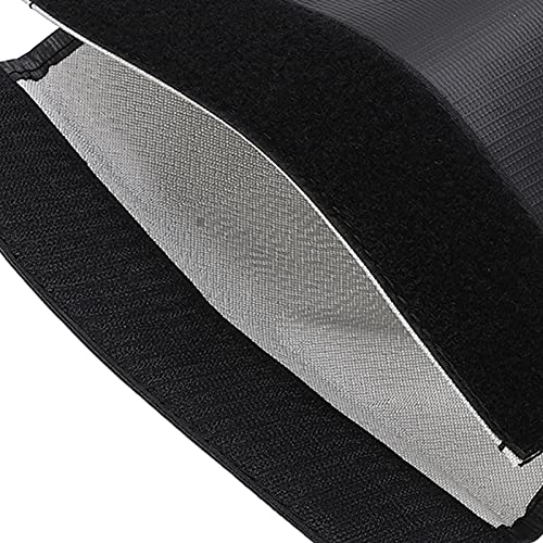 Large Capacity Lipo Battery Explosion Proof Bag, Fireproof Lithium Battery Safe Guard Nylon Charging Bag for Safe Storage Black - size: Black