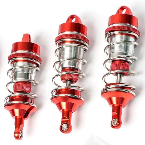4PCS Bearing Steel Shock Absorbers Springs for ARRMA 1/7 Mojave EXB 6S | Thicker Wire Diameter Extra Hard Shock Spring Designed for Raising The Vehicle Durable Upgrade Part,ARA330638-F80mm/R100mm - color: 1/7 Mojave Exb 6s