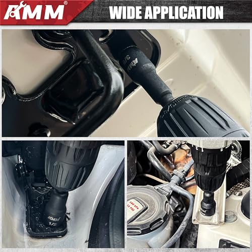 AMM 39PCS Magnetic Nut Driver Set for Impact Drill, Includes Metric & SAE Impact Driver Bit Set, Bit Extension & Drill Bit Adapter | 1/4" Hex Shank | Cr-V Steel - size: 39PC Magnetic Nut Driver Set