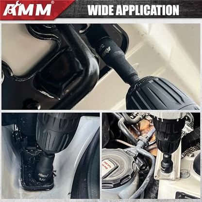 AMM 39PCS Magnetic Nut Driver Set for Impact Drill, Includes Metric & SAE Impact Driver Bit Set, Bit Extension & Drill Bit Adapter | 1/4" Hex Shank | Cr-V Steel - size: 39PC Magnetic Nut Driver Set