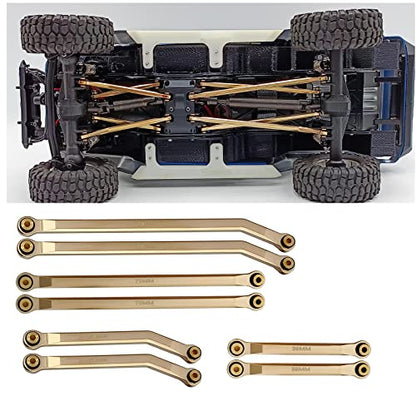 SWX Aluminum Suspension Links for SCX24 1/24 Bronze Crawler | Aluminum Suspension Links, Bronze, SCX24, 1/24 Crawler, Upgrade - color: Bronze