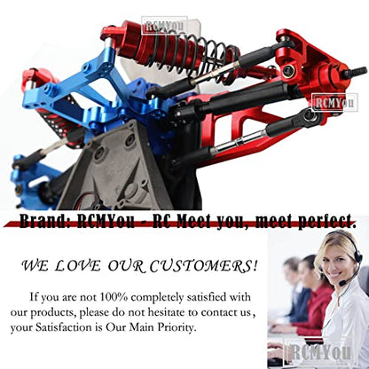 Upgrades Part for 1/10 Rustler 4x4 VXL/Rustler 4x4,Alloy Suspension Arm,Shock Tower,Caster Block,Steering Blocks,Rear Stub Axle Carriers,Steering Bellcranks, (More Durable Arm),Blue - color: Navy Blue-1 Set