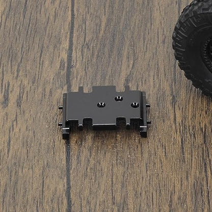 RCAWD RCAWD 6061 Aluminum Alloy Reinforced Transmission Mount for 1/24 ECX Barrage, RGT, FTX Series Upgrades Parts Black - color: Black