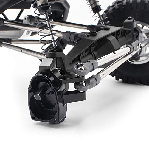 KYX Racing Aluminum Alloy Currie F9 Portal Axle Steering Knuckles Upgrades Parts Accessories for 1/10 RC Crawler Car Axial SCX10 III AXI03007 Capra Unlimited Trail Buggy UTB