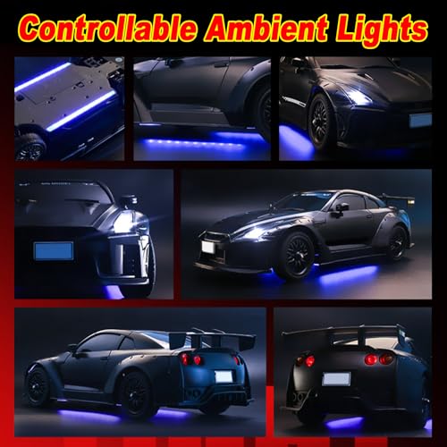 MN-268 RC Drift Car, 1:16 Scale High Speed 20 KPH Racing Drift Car with Gyro, LED Lights and Drift Tires, 2.4G Hobby RC Cars Gift for Adults and Teens (Black) - color: Black, size: 1 Battery