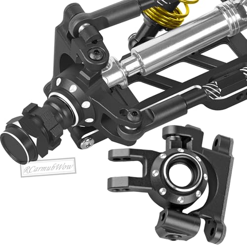 RC Suspension Arms & Mounts,Caster Blocks,Steering Block,Stub Axle Carriers,Turnbuckles Upgrades Part for 1/10 Slash/Rustler/Stampede/Jat0 4x4(VXL),Hoss 4x4 VXL,Black - color: Black(1set)