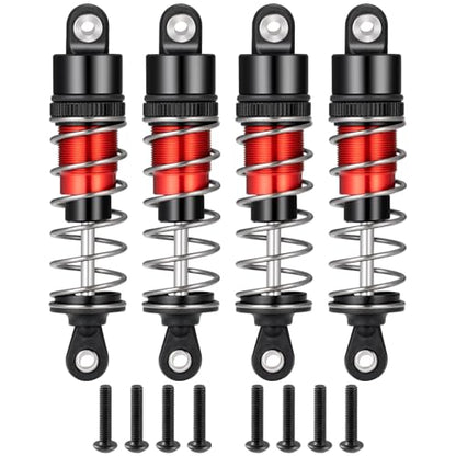 70mm Shocks Oil Shock Absorber RC Shock Absorber Damper Set Upgrade Parts Compatible with TRX4 TRX6 Axial SCX10 D90 90046 1/10 RC Rock Crawler (Red-70MM) - color: Red-70MM