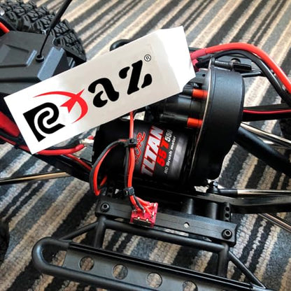 RC Car 550 55T Motor Brushed High Torque Waterproof Motor for 1/10 RC Crawler Axial SCX10 AXI03007 JL 90046 TRX4 TRX6 RC Car Boat Motor 550 Brushed Suitable for Climbing Off-Road