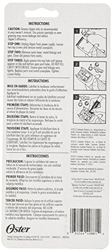 Oster Gear Lube Premium Clipper Grease, 1.25 Ounces (076300-105-000)