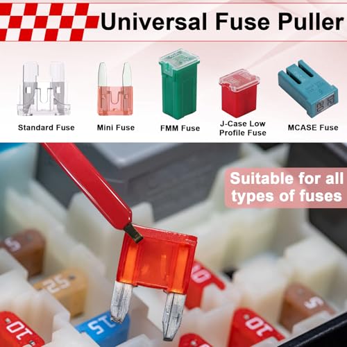 BFXM Relay Puller Pliers, Fuse Puller Tool for Car | Fuse Removal Tool, Relay Puller, Electrical Disconnect Pliers, Automotive Tools for Removing Relays Fuse on Vehicles