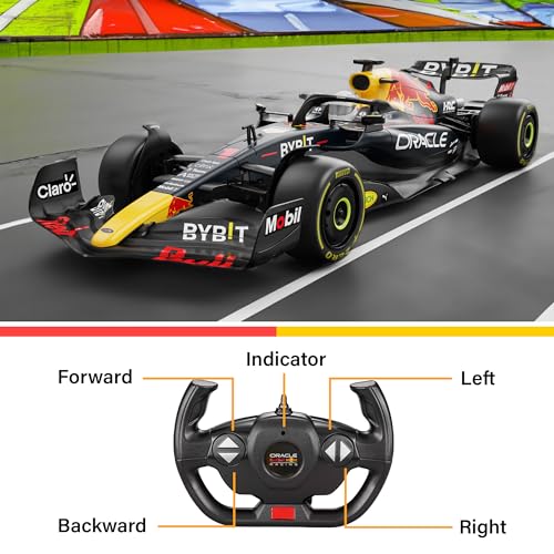 Voltz Toys Authentic Licensed 1:12 F1 RedBull Rb18 Remote Control Car - F1 Collection RC car Series for Kids and Adults - 2.4GHz RC Car for Gift (1:12 RedBull Rb18(NO.1)) - color: 1:12 Redbull Rb18(no.1)