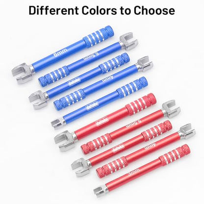 daitoku RC Wrench 3.0/4.0/5.0/5.5/6.0mm Turnbuckle Nut Ball Joint Remover 5PCS for RC Crawler Car Boat Drone Upgrade Parts (Blue) - color: Blue