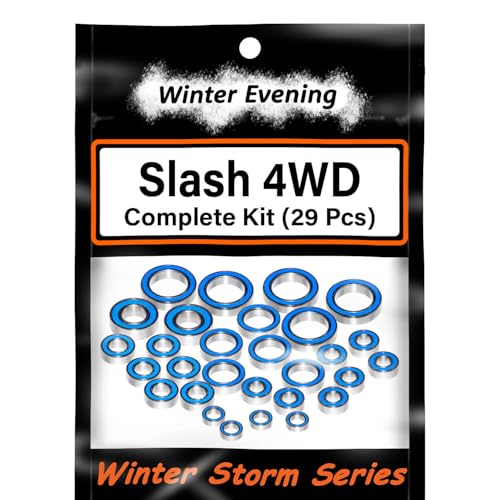 for Traxxas Slash 4WD, Rustler, Stampede 4x4 VXL BL-2s Bearings Kit (All Versions) (29 Pcs)