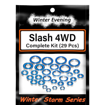 for Traxxas Slash 4WD, Rustler, Stampede 4x4 VXL BL-2s Bearings Kit (All Versions) (29 Pcs)