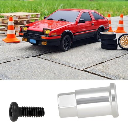 Create idea 2pcs 10mm RC Car Front Wheel Hex Hub Drive Adapter Compatible with LDRC AE86 A86 A86P LD1801 1/18