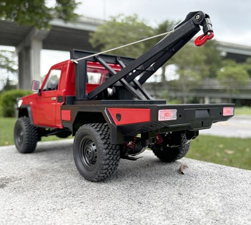 HLSFWDRIVE MN82T RC Crawler 1/12 RC Truck with Crane Hook All Terrain | Remote Control Rock Crawler 4x4 Hobby Car for Adult 280 Motor 2 Speed Proportional Control Upgraded ESC Receiver
