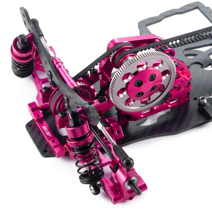 1/10 Alloy & Carbon AWD 4WD Drift Racing Car Frame Body Kit | For Sakura D4, RC Road Drift Car, Upgrade Parts
