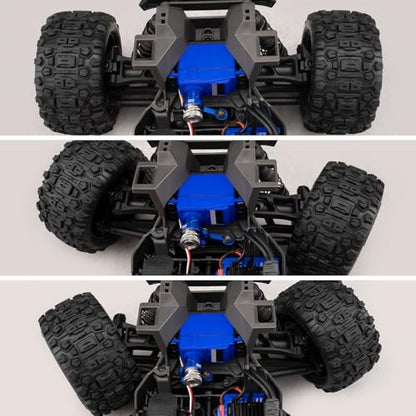Fixed Link Steering 25T Servo Arm for Tra-xxas Mini Maxx 2S XRT | 1/16 RC Car Blue Aluminum Upgrade Parts - color: Blue