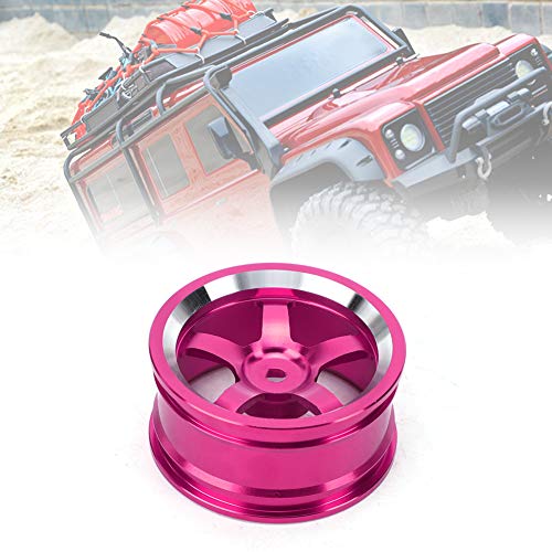 Tbest Aluminum Alloy RC Wheel Hub, Lightweight Durable 4Pcs Set, 1/10 Scale Drift Wheels Fit for Touring Tires, for RC Drift Cars, Racing Cars, Hobbyists