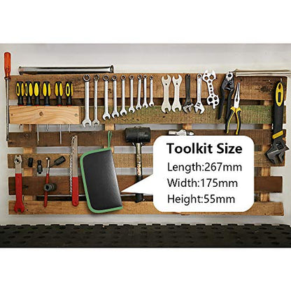 Soldering Iron, Soldering Kit, 19-in-1 60w Soldering Iron Kit Electronics Adjustable Temperature Welding Iron with ON/OFF Switch, Digital Multimeter, 5 Tips, Desoldering Pump, Screwdriver, Tweezers