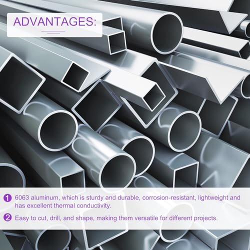 DMiotech 3Pack (9mm OD x 7mm ID) 6063 Aluminum Round Tube 300mm Length Industry Metal Tubing for Machinery Frame Construction DIY Projects - size: 9mm x 7mm x 300mm