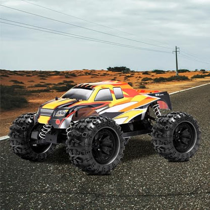 1/8 RC Monster Truck Tires, daitoku 17mm Hex RC Wheels and Tires for Traxxas Maxx Tmaxx E-Revo Revo 3.3 Arrma Kraton Notorious 6s Redcat Kaiju Shredder JLB Cheetah Monster