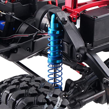 INJORA RC Shock Absorber Oil Adjustable RC Damper Set with Springs for 1/10 RC Truck Crawler Axial SCX10 TRX4 D90 (110mm) - size: 110mm